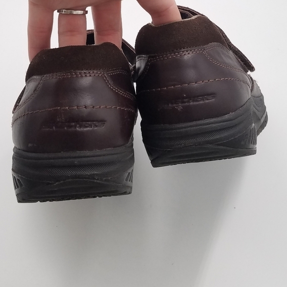 Skechers Shape Ups Leather Sandal Mary Jane 10 - Picture 5 of 7